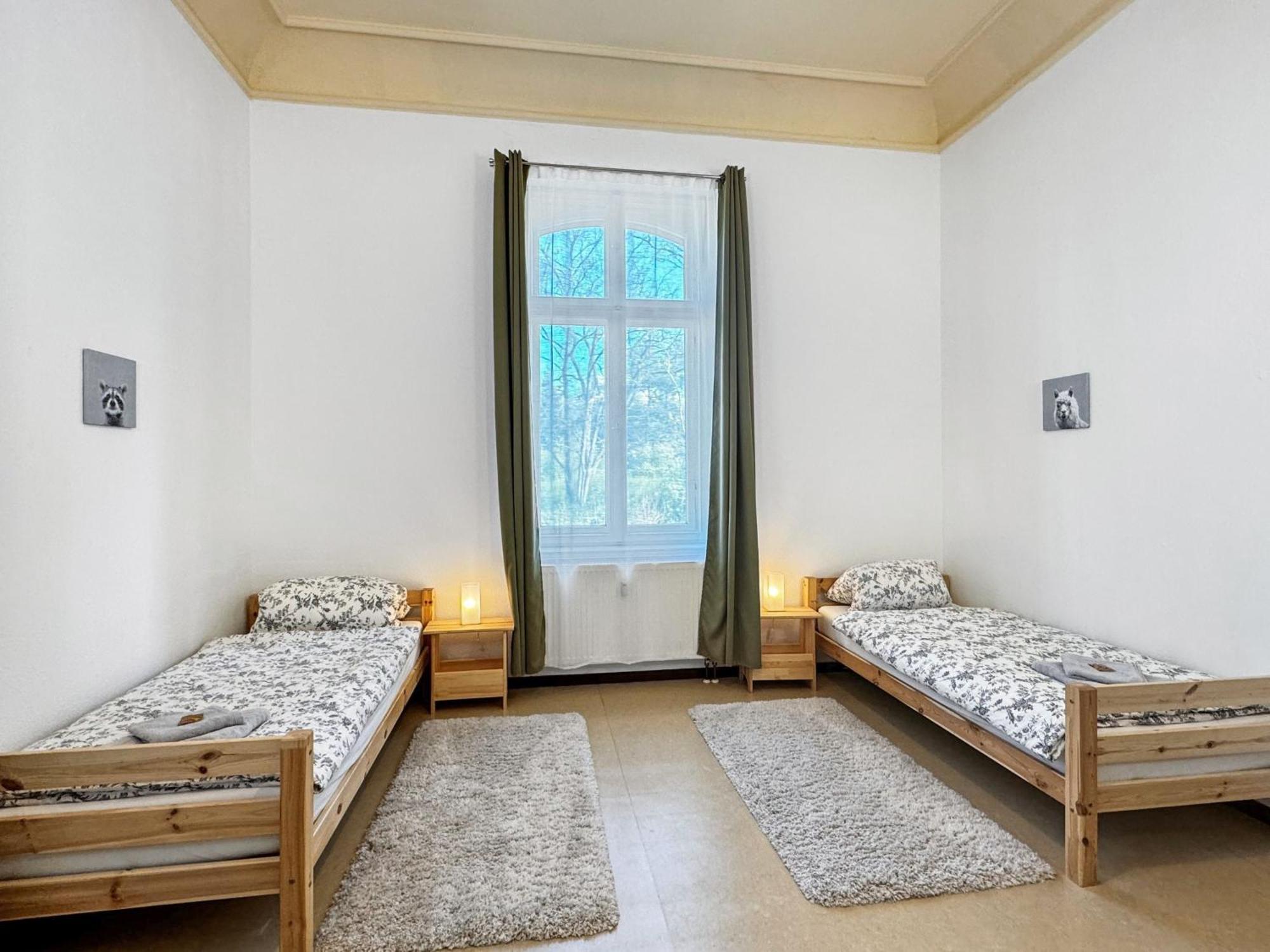 Herzberg  Ferienwohnung Villa Nieske - Jugendstil Denkmal, Free Wlan & Parken, Self Check-In, Smart-Tv מראה חיצוני תמונה